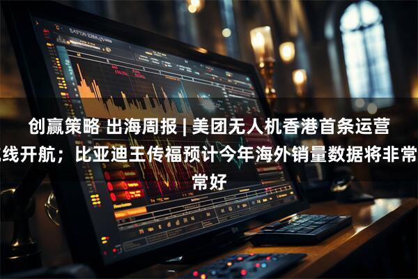 创赢策略 出海周报 | 美团无人机香港首条运营航线开航；比亚迪王传福预计今年海外销量数据将非常好